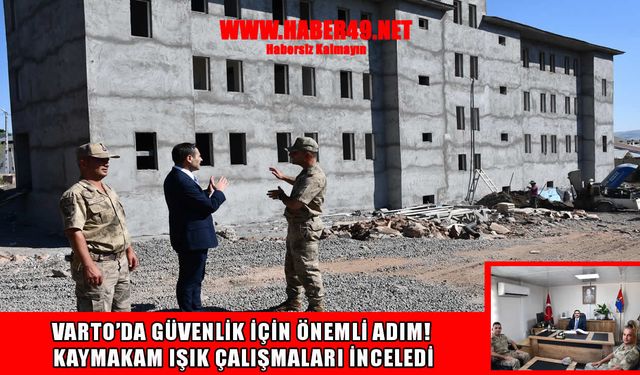 Varto Kaymakamı Işık’tan Jandarma Komutanı Çolak’a ziyaret