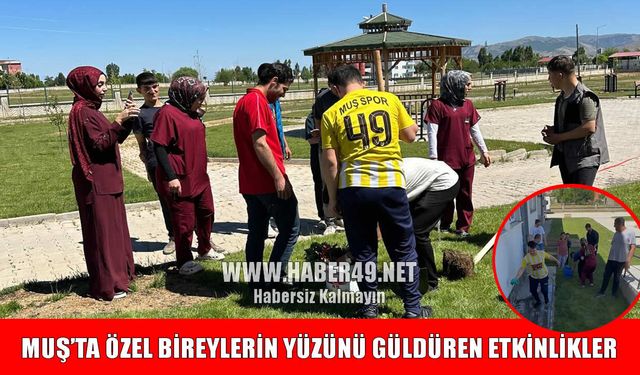 Muşta özel gereksinimli bireyler hem eğlendi hem öğrendi