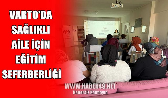 Varto'da ADEM kursiyerlerine evlilik ve dijital yaşam eğitimi