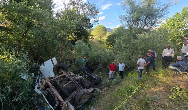Bingöl'de pikap uçuruma yuvarlandı: 3 kişi hayatını kaybetti, 2 yaralı