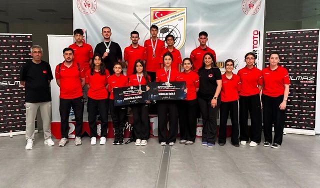 Erzincanlı atıcılardan Türkiye Şampiyonası'nda 5 madalya