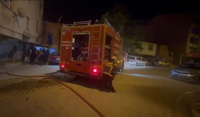 Kovancılarda baca yangını paniğe neden oldu