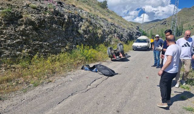 İspir’de kahreden kaza: ATV’den düşen şahıs hayatını kaybetti