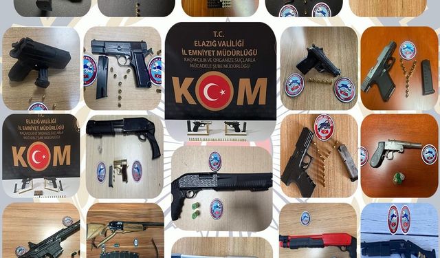 Elazığ'da son 20 günde aranan 75 hükümlü yakalanarak cezaevine gönderildi