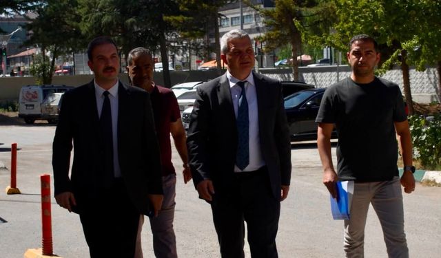 DSİ 8. Bölge Müdürü Yavuz, Erzincan Şube Müdürlüğü'nde incelemelerde bulundu