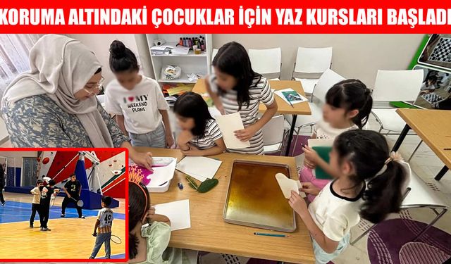 Muş'ta devlet korumasındaki çocuklar için keyifli yaz programı