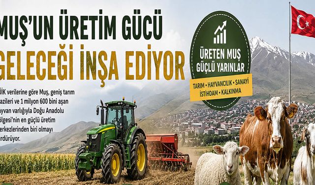Muş’un üretim gücü geleceği inşa ediyor