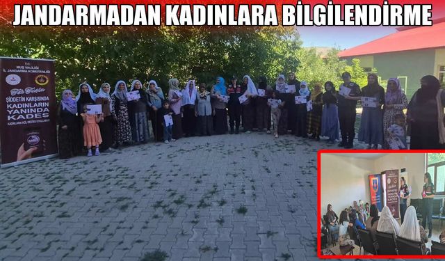 Muş’ta kadınlara KADES eğitimi verildi