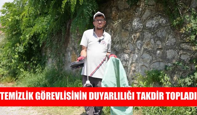 Düzce’de insanlık ölmemiş: Bulduğu altın dolu çantayı saniyesinde teslim etti!