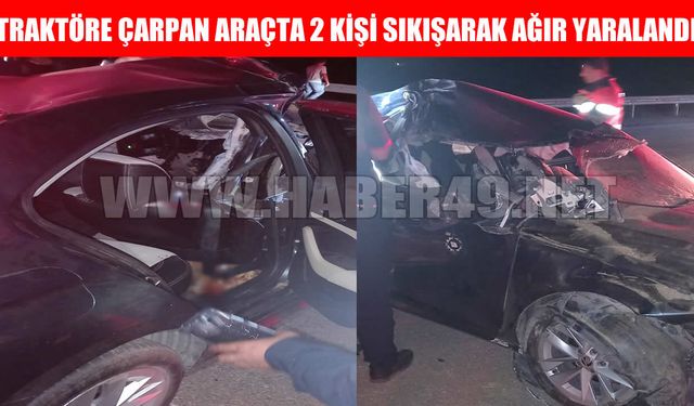 Hasköy’de korkutan kaza: 2’si ağır 3 yaralı