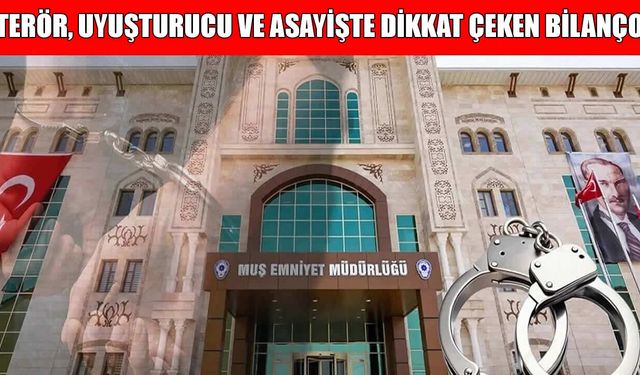 Muş Emniyeti’nden suç ve suçluya geçit yok