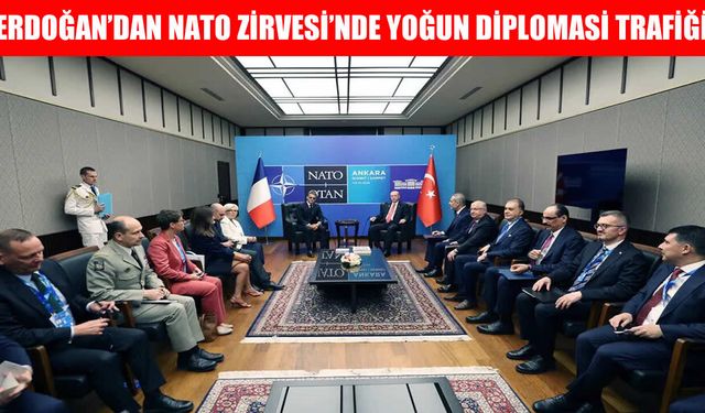 Cumhurbaşkanı Erdoğan, NATO Zirvesi kapsamında dört liderle kritik temaslarda bulundu