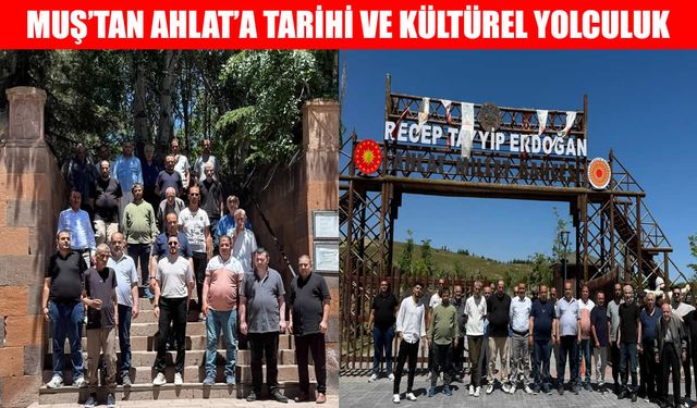 Muş’ta özel bireylerden Ahlat'ın tarihi ve kültürel değerlerine yolculuk