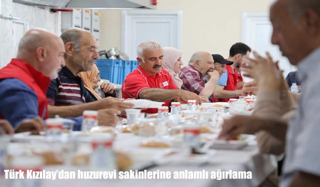 Türk Kızılay'dan huzurevi sakinlerine anlamlı ağırlama