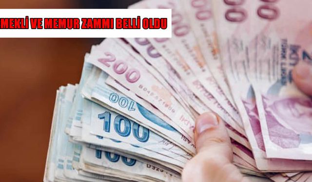Maaşlarda yeni rakamlar belli oldu: Memur ve emekli ne kadar zam alacak?