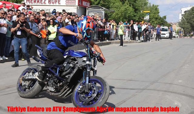 Türkiye Enduro ve ATV Şampiyonası Ağrı’da Start Aldı