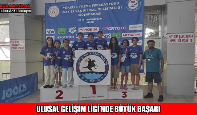 Muşlu yüzücüler Niğde’de destan yazdı