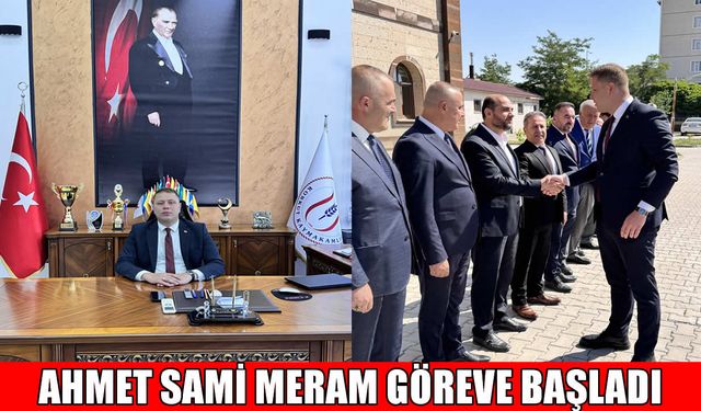 Korkut kaymakamı Ahmet Sami Meram görevine başladı