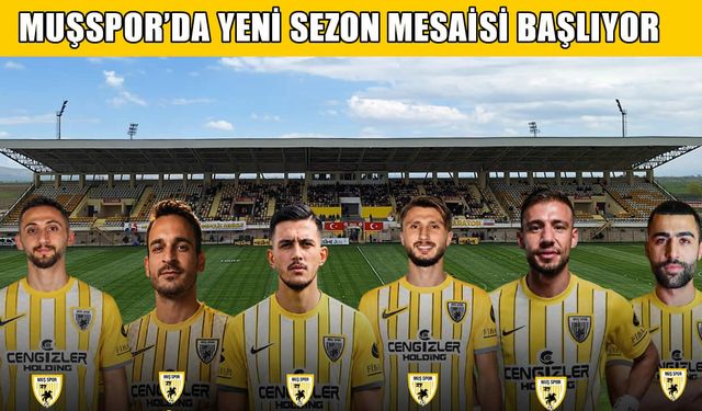 Muşspor’da yeni transferler görücüye çıkıyor