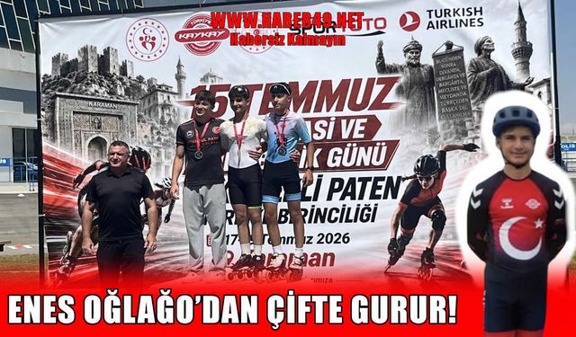 Muşlu sporcu Enes Oğlağo, Türkiye Şampiyonası'nda zirvede
