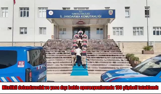 28 ilde nitelikli dolandırıcılık ve yasa dışı bahis operasyonu: 100 şüpheli tutuklandı