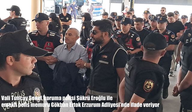 Eski Vali Tuncay Sonel Gülistan Doku soruşturması kapsamında ifade veriyor