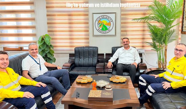 İliç'te yatırım ve istihdam toplantısı