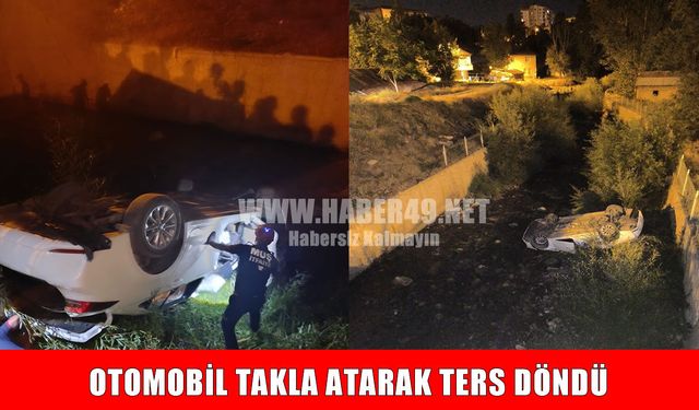 Muş’ta gece yarısı korkutan kaza: 3 yaralı