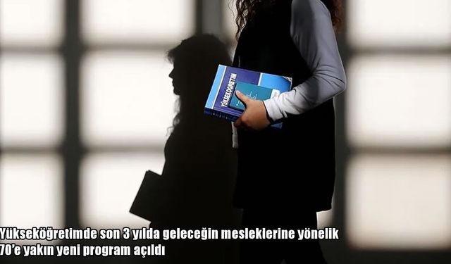 YÖK Başkanı Özvar açıkladı: Geleceğin meslekleri için 3 yılda 70’e yakın yeni program açıldı