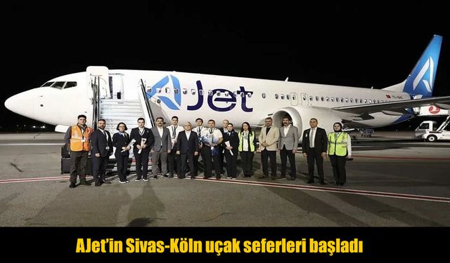 Sivas'tan Almanya'ya direkt uçuş dönemi başladı