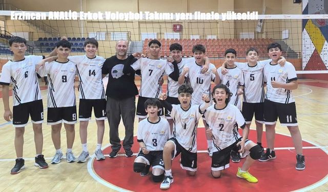 Erzincan ANALİG Erkek Voleybol Takımı yarı finale yükseldi