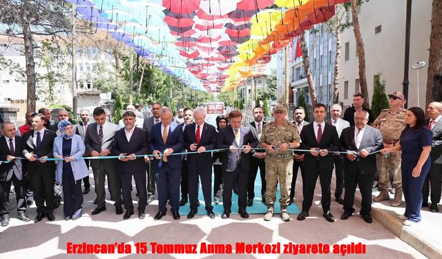 Erzincan'da 15 Temmuz Anma Merkezi ziyarete açıldı