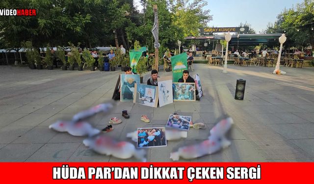 HÜDA PAR’dan Muş Atatürk Parkı’nda Gazze için farkındalık etkinliği