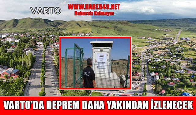 Varto'ya derin kuyu gözlem istasyonu kurulacak