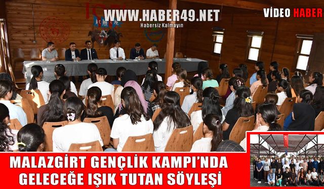 Malazgirt Kaymakamı Kahraman ve Başsavcı Altunbaş, öğrencilerle bir araya geldi