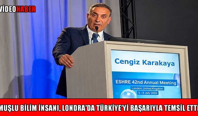 Muş’un gururu Prof. Dr. Cengiz Karakaya, Londra’da dünyaya ilham verdi