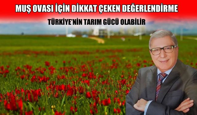 Yazar Talha Apak: Muş, çok daha yüksek katma değer üretebilir