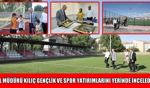 Muş'ta gençlik ve spor yatırımları mercek altında: İl Müdürü Kılıç ilçeleri ziyaret etti