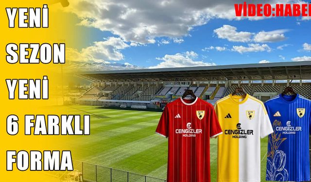 Muşspor formaları görücüye çıktı: 6 yeni forma birden