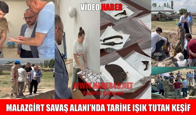 Malazgirt’te tarihi keşif: 1071’in izleri topraktan fışkırıyor