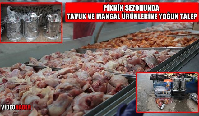 Muş'ta piknik sezonu başladı: Tavuk eti ve mangal ürünlerine talep arttı