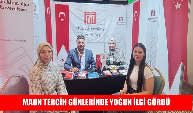Muş Alparslan Üniversitesi, Konya'da aday öğrencilerle buluştu