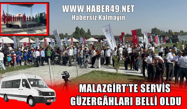 Malazgirt’te 1071 etkinlikleri için vatandaşlara ücretsiz ulaşım kolaylığı