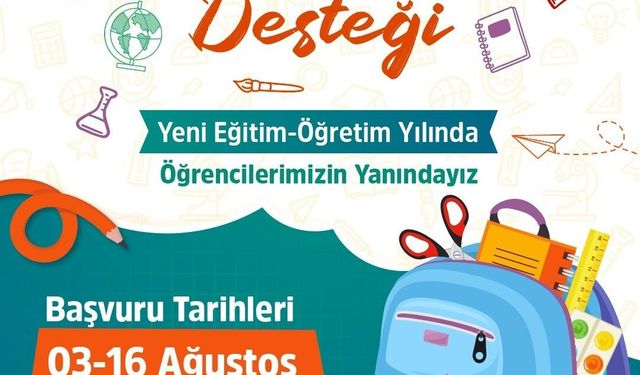 Bursa Büyükşehir’den Öğrencilere Kırtasiye Desteği: Başvurular Başladı