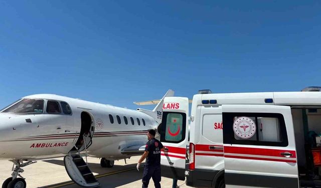 Bingöl’de 4 Aylık Bebek, Uçak Ambulansla Ankara’ya Nakledildi