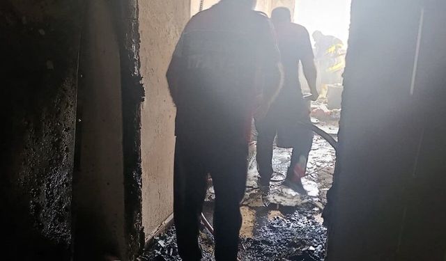 Siirt'te kız öğrenci yurdunda yangın: 1 kişi yaralandı