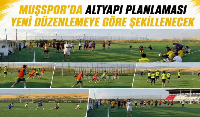 Muşspor altyapı planlamasında yeni rota: 3 kategori zorunlu, 2 kategori isteğe bağlı