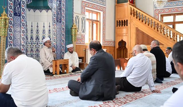 Vali Baruş, Şenkaya'da Şehit Oğuzhan Yaşar'ı Andı, Gazi ve Jandarmayı Ziyaret Etti