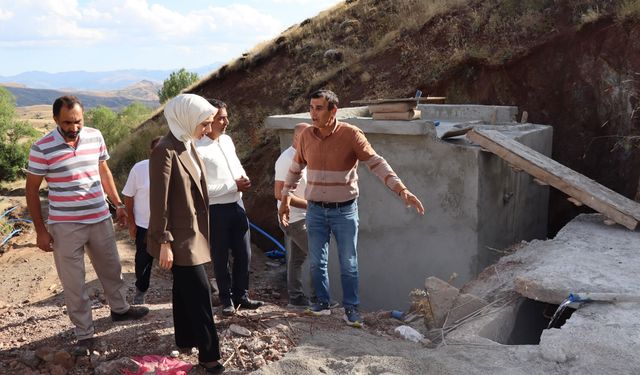 Tercan’da KÖYDES kapsamında içme suyu projeleri yerinde incelendi