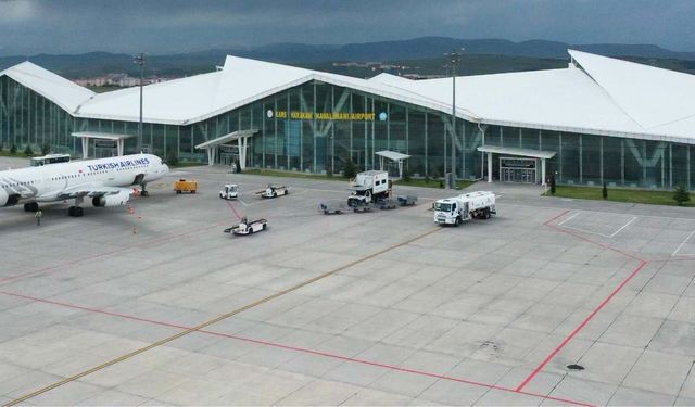 Kars Harakani Havalimanı’nda 7 ayda 365 bin 939 yolcuya hizmet verildi